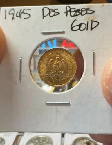 楽天市場】メキシコ 2.5ペソ金貨 1945年 イーグル イダルゴ金貨 【中古