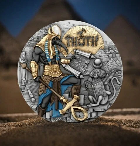 2025 THOTH; 2オンス アンティークシルバーコイン