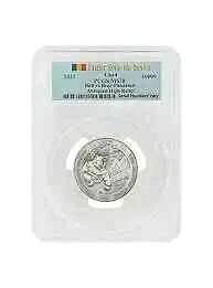 2021年 CHAD シルバー PCGS MS-70 ブルvsベア パンデミック アンティーク ハイレリーフ FD0I
