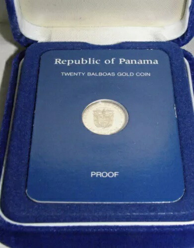 楽天市場】パナマ バルボア生誕500年記念 100バルボア金貨 1975年 21.6