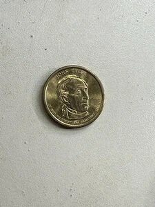 ジョン・タイラー 1ドル金貨 1841-1845年、希少な収集価値のある大統領コイン 149,050円