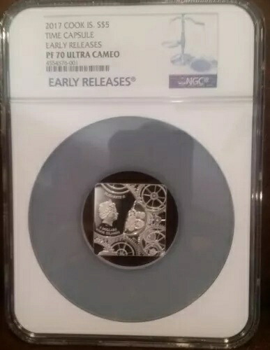 2017 NGC PF 70 クック諸島 S$5 「タイムカプセル」早期リリース... ウルトラカメオ