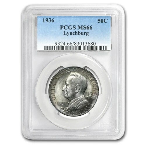 1936年 リンチバーグ150周年記念ハーフ MS-66 PCGS