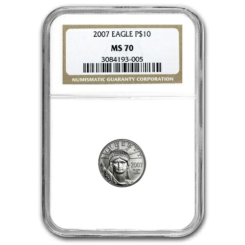 1/10オンス アメリカン プラチナ イーグル MS-70 NGC (ランダム年)