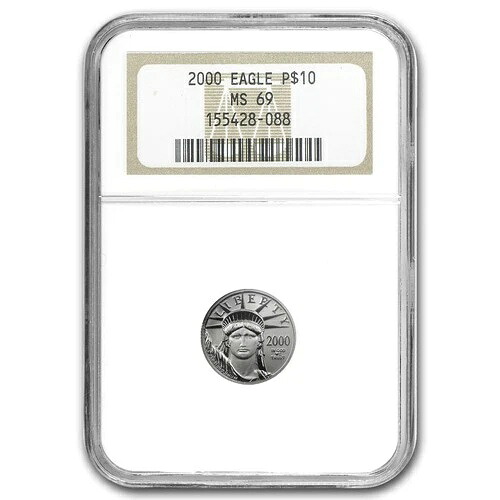 2000年 1/10オンス アメリカン プラチナ イーグル MS-69 NGC