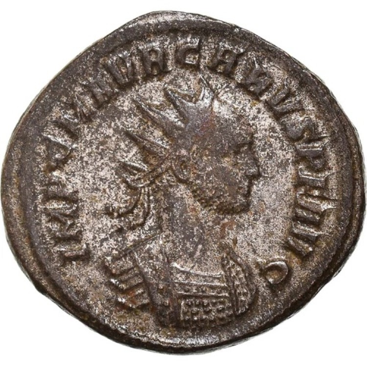[#972485] コイン、Carus、Antoninianus、282-283、ローマ、オーストラリア、ビロン、RIC:38 var.