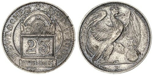 25 ペニッヒ 1908 D プローブ J.18 IN その他 Dasio XF 設計、Kl.rf. 118533