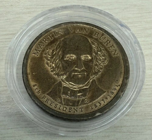 2008年 P・マーティン・ヴァン・ビューレン 第8代大統領 1837-1841年 1ドル金貨 - 希少