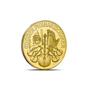 2022年 1/10オンス オーストリア フィルハーモニー金貨 (BU)