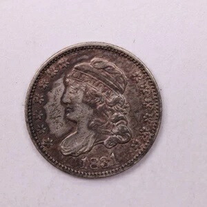 1831年製キャップバストハーフダイム、AU+、コイン、店頭販売番号18652｜WORLD RESOURCE【KING店】