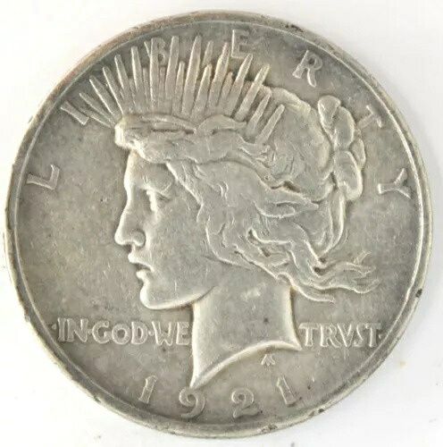 1921年 平和ドル 米国 90% 銀貨 フィラデルフィア造幣局 米国高浮き彫り｜WORLD RESOURCE【KING店】