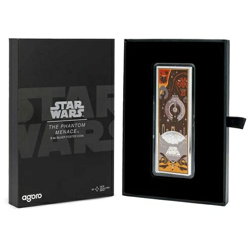 2025 スターウォーズ ファントムメナス 3オンス シルバーポスターコイン Agoro Mintage 製...｜WORLD RESOURCE【KING店】