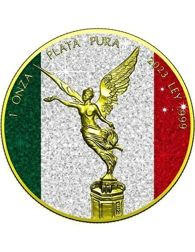 ダイヤモンドフラッグ リベルタッド 1オンス 銀貨 メキシコ 2023|WORLD RESOURCE【KING店】