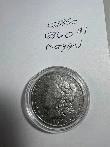1886-O 1ドル モーガン銀貨 ? AU ほぼ未使用 ? EF コイン 希少 日付 ロット番号 #850 135,300円