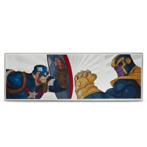 マーベル キャプテン・アメリカ VS サノス 2025 $5 3オンス 純銀貨 ニウエ ニュージーランド造幣局
