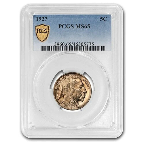 1927年 バッファローニッケル MS-65 PCGS