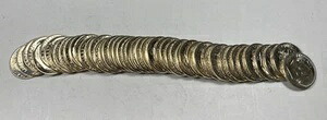 1951-D ルーズベルト ダイムロール 0.10。ジェムオリジナル。50枚入りロール。銀90%。｜WORLD RESOURCE【KING店】
