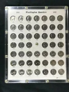 1950-1972年PDSワシントンクォーターセット。流通品。｜WORLD RESOURCE【KING店】