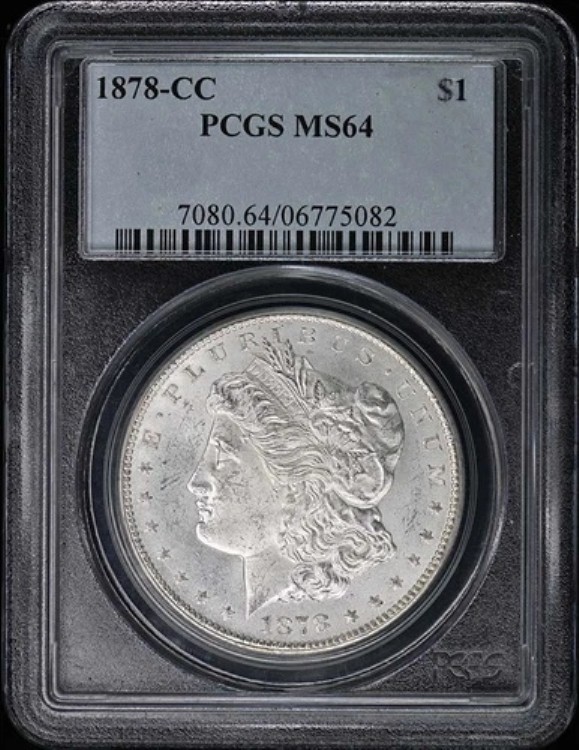 1878-CC 1ドル モルガン・ダラー PCGS MS64｜WORLD RESOURCE【KING店】