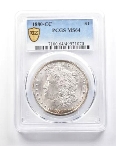 1880年-CC モルガン銀貨 MS64 PCGS *7516｜WORLD RESOURCE【KING店】