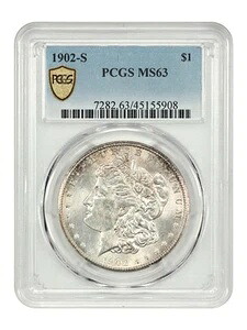 1902-S $1 PCGS MS63 - モルガン・ダラー｜WORLD RESOURCE【KING店】