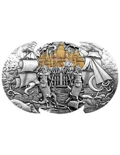 アトランティス 5オンス 銀貨 10ドル サモア 2025|WORLD RESOURCE【KING店】