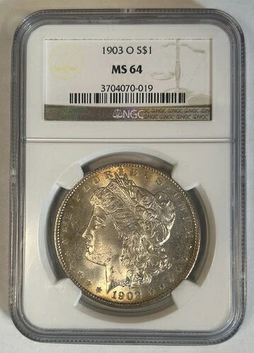 1903-O モルガン銀貨 1ドル硬貨 NGC MS 64｜WORLD RESOURCE【KING店】