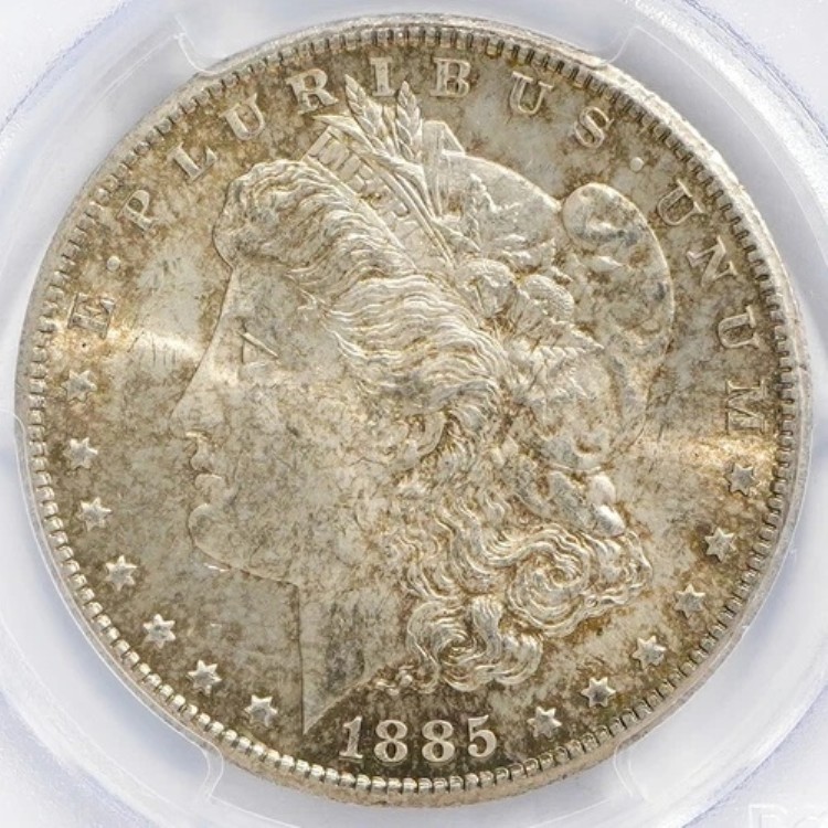 1885年CCモルガンダラーPCGS MS-64