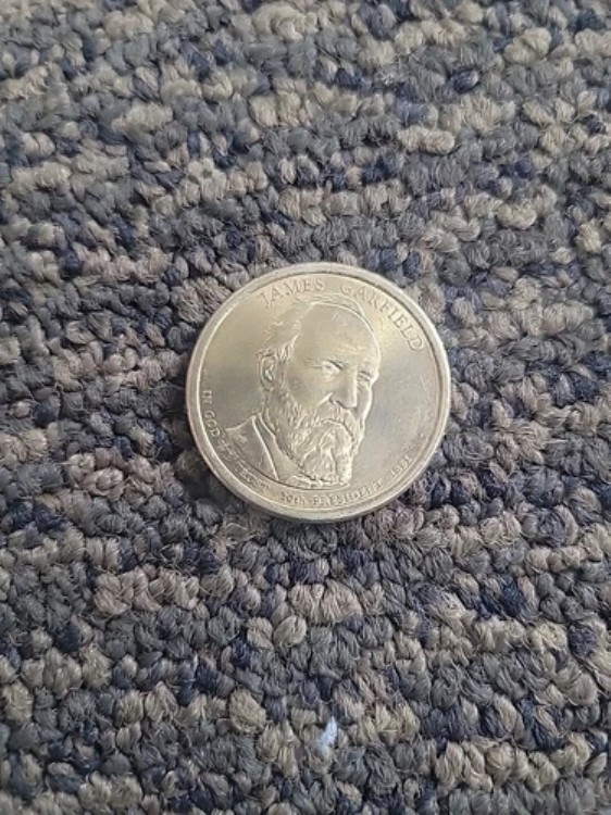 希少なジェームス・ガーフィールド 1 ドル硬貨、完璧な状態!