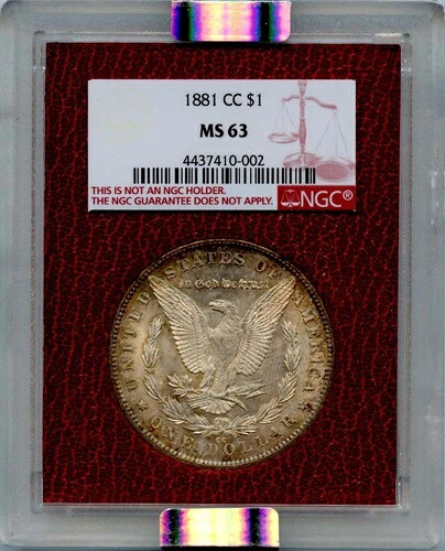 1881-CC 1ドルモルガン・ダラー パラマウント NGC MS63