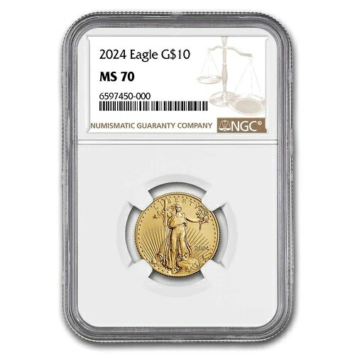 2024年 1/4オンス アメリカンゴールドイーグル MS-70 NGC