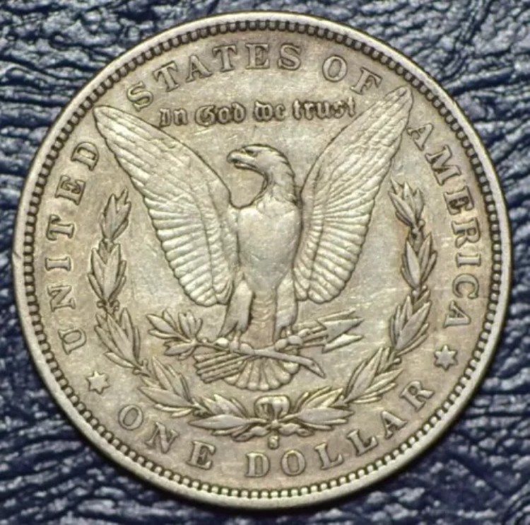 1892-S モーガン銀貨 XF-AU 美しいダークなオールドアルバムコイン