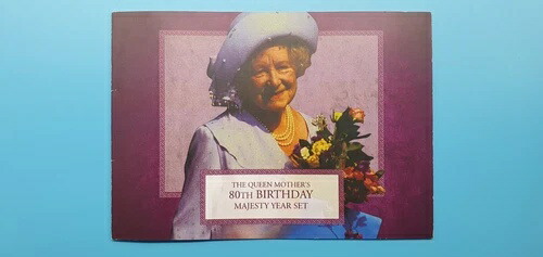 エリザベス女王の80歳の誕生日を記念した陛下の年 - 1980年の金ソブリン金貨を含む8枚のコインセット