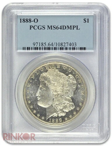 1888-O 1ドル モルガン・ダラー PCGS MS 64 DMPL|WORLD RESOURCE【KING店】