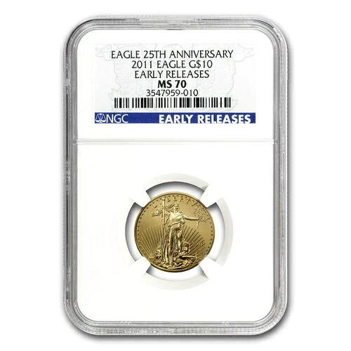 2011年 1/4オンス アメリカンゴールドイーグル MS-70 NGC(早期リリース)|WORLD RESOURCE【KING店】
