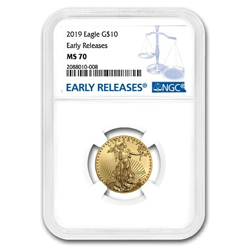 2019年 1/4オンス アメリカンゴールドイーグル MS-70 NGC(早期リリース)|WORLD RESOURCE【KING店】