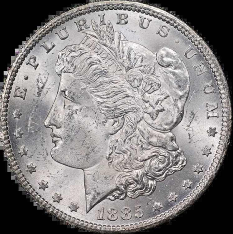 1885-CC GSA モルガン銀貨 NGC MS62 ブラストホワイト グレートアイアピール|WORLD RESOURCE【KING店】