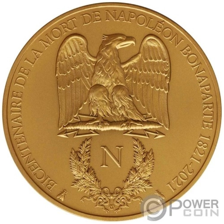 ナポレオン・ボナパルト 金メッキ 2オンス 銀貨 2000フラン カメルーン 2021年以降|WORLD RESOURCE【KING店】