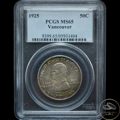 1925年 バンクーバー シルバー記念ハーフドル PCGS MS65 ナチュラルトーン+++｜WORLD RESOURCE【KING店】