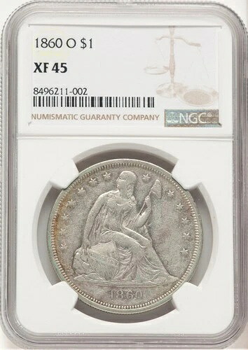 1860-O 着席ドル NGC XF45|WORLD RESOURCE【KING店】