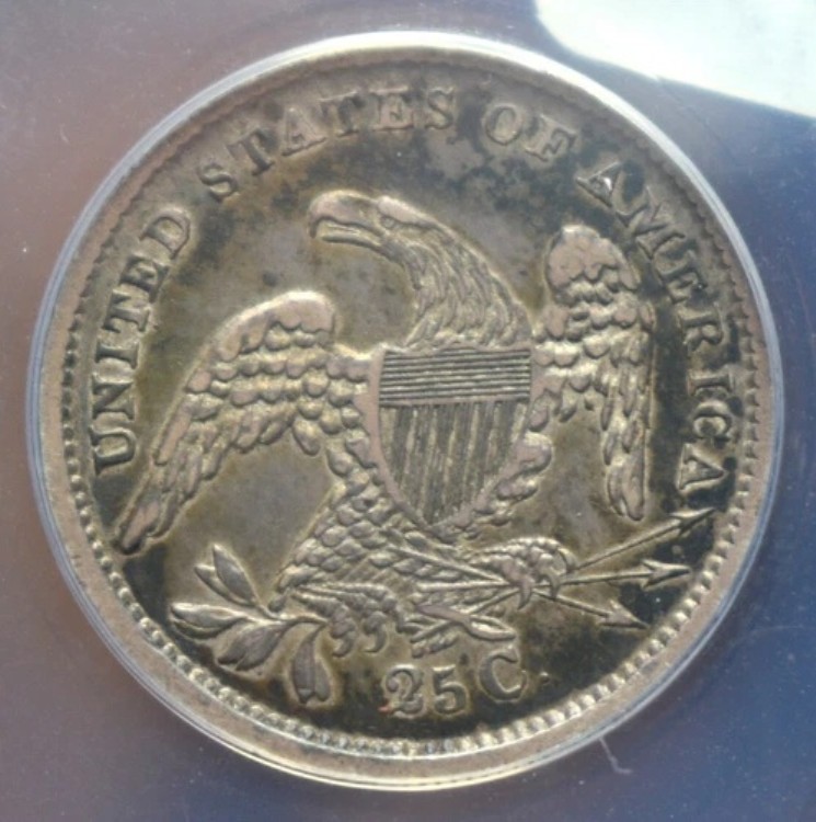 1835年 キャップバスト クォータードル ANACS VF35｜WORLD RESOURCE【KING店】