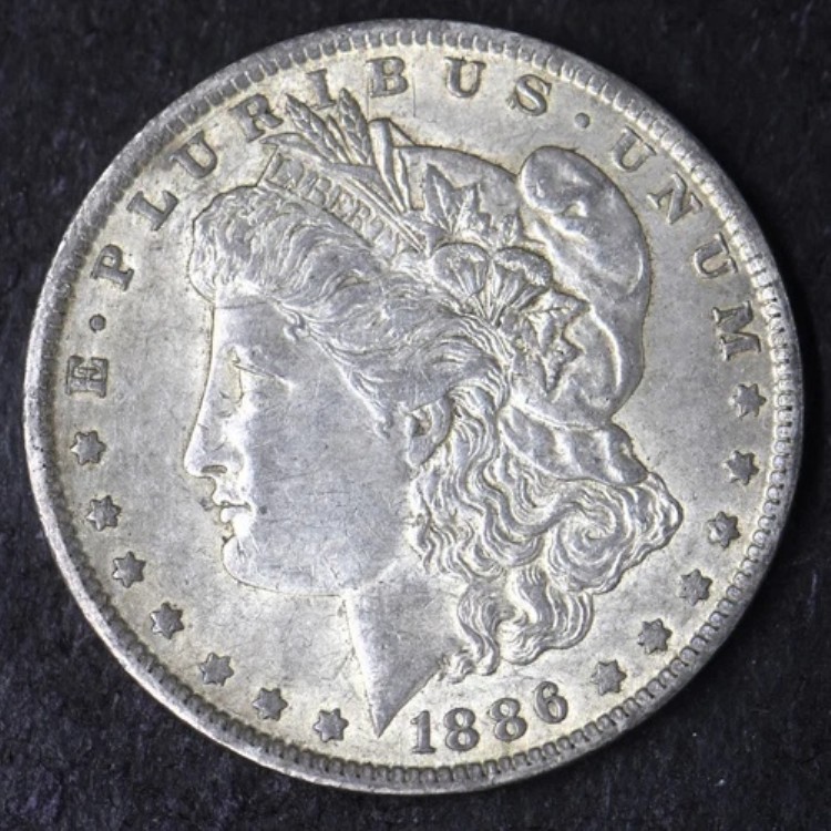 1886-O「ハイグレード」モルガン銀貨 1ドル - COINGIANTS -｜WORLD RESOURCE【KING店】