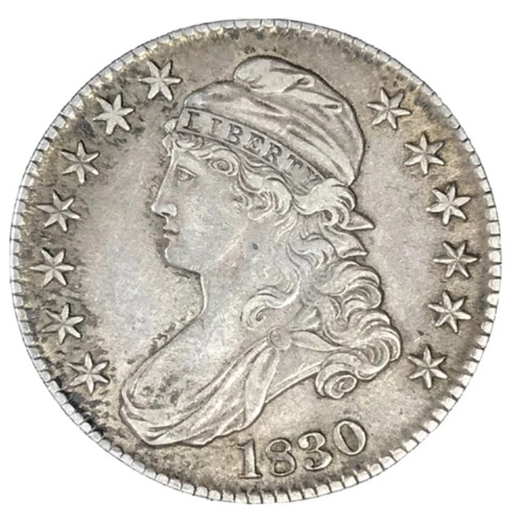 1830年製キャップドバストハーフダラー、小o、O-113、R2｜WORLD RESOURCE【KING店】