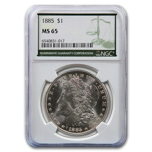 1885年モルガン・ダラー MS-65 NGC（グリーンラベル）｜WORLD RESOURCE【KING店】