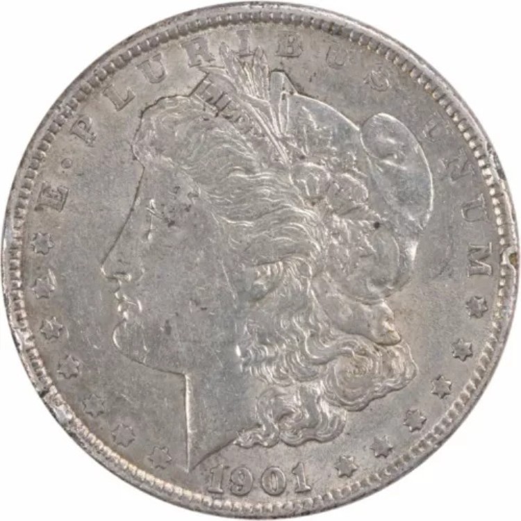 1901年 モルガン銀貨 EF 未認定 #1115｜WORLD RESOURCE【KING店】