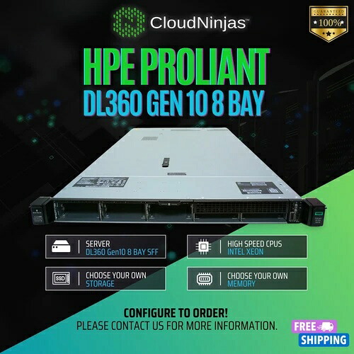 HPE ProLiant DL360 Gen10 8ベイ SFF 2x Xeon Silver 4210 DDR4 P816i-a CTOサーバー｜WORLD RESOURCE【KING店】