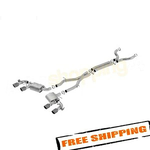 Borla 140726CFBA Sタイプ キャットバックエキゾースト 2017-2023 シボレー カマロ ZL1 6.2L V8用｜WORLD RESOURCE【KING店】