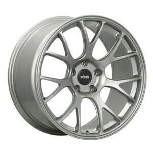 KONIG 鍛造 F1M リム 19x10 5x120 オフセット 25 アッシュシルバー (数量4)｜WORLD RESOURCE【KING店】