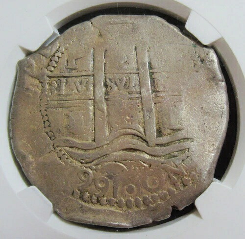 ボリビア: 1661-PE シルバー 8 Reales KM-21 NGC VF-20 (27.24gms)。｜WORLD RESOURCE【KING店】