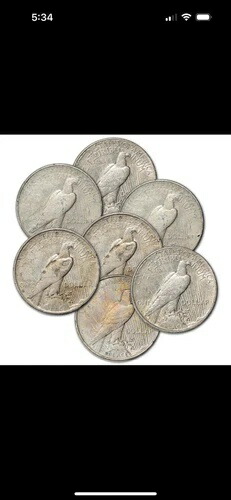 ピース・シルバー・ドル20枚ロール、グレードXF-BU！素晴らしいグループ！#14190 236,115円